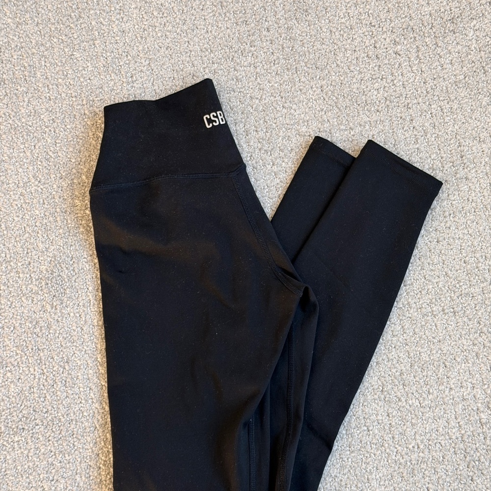 CSB Women's Black Leggings and Sports Bra Set - Picture 3 of 5